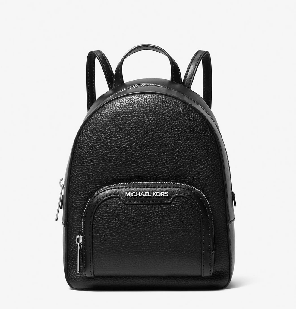 MK Jaycee Extra-Small Signature Logo Backpack (Black)
