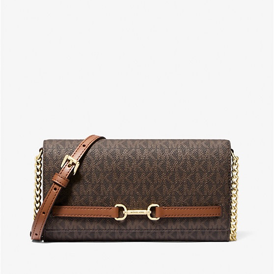 MK Carson Large Pebbled Leather Convertible Crossbody Bag