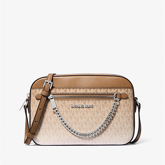 MK Jet Set Large Ombré Signature Logo Crossbody Body