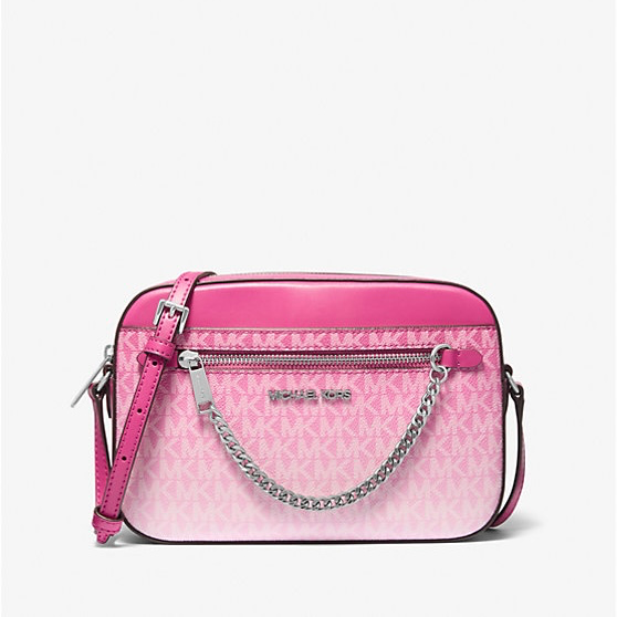 MK Jet Set Large Ombré Signature Logo Crossbody Body