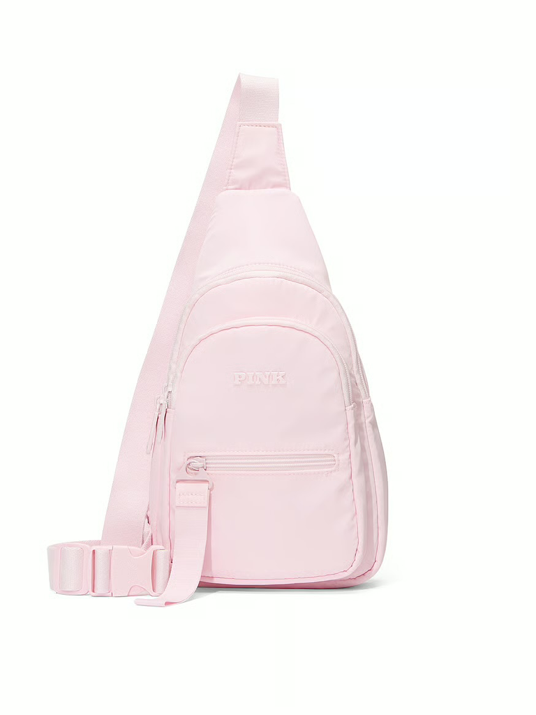 VS Pink Nylon Sling Bag
