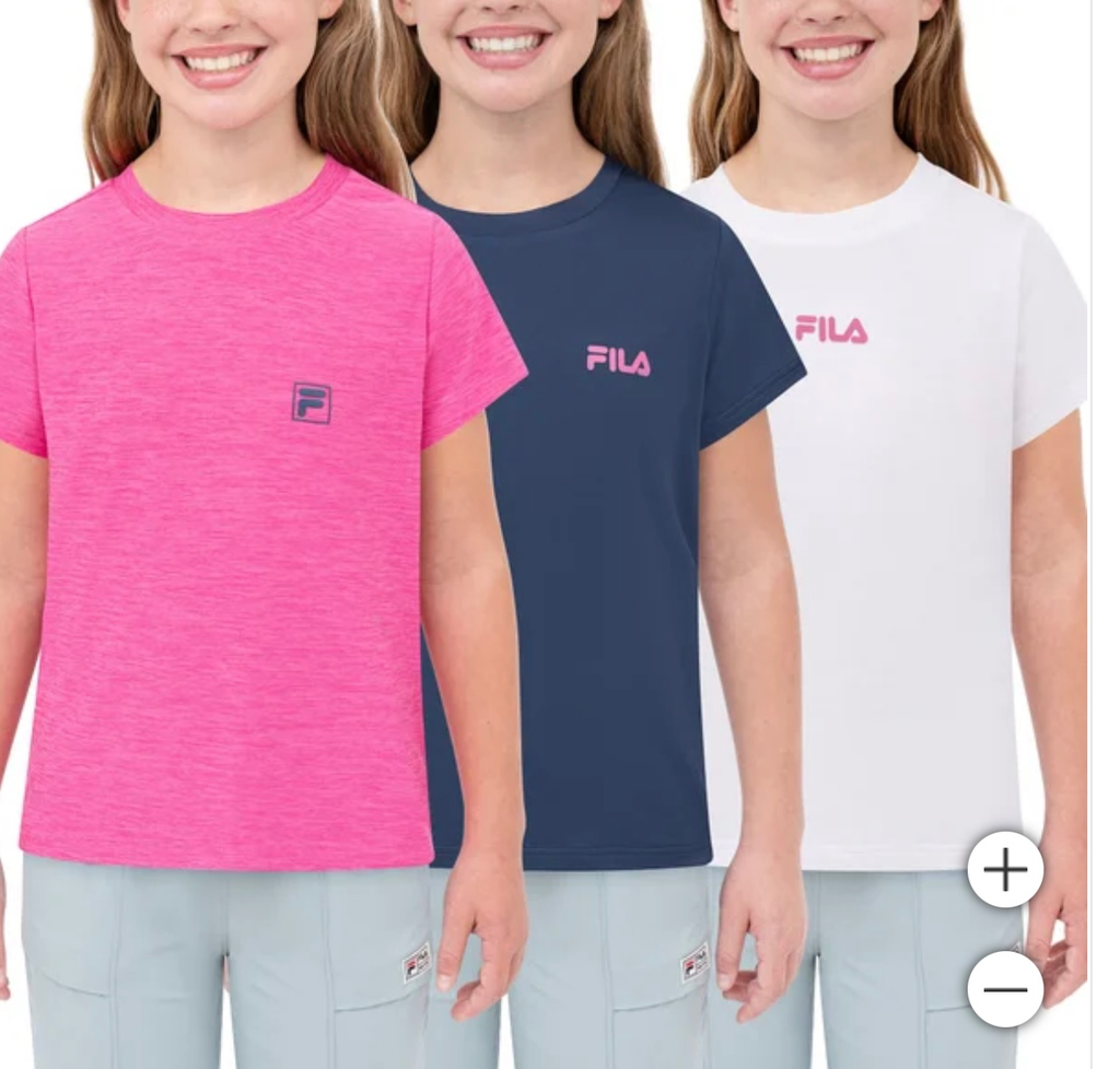 Fila 3PK Tshirt Kids