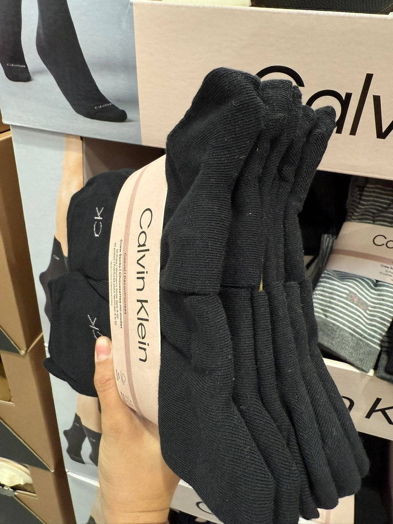 CK Casual Crew Socks Womens