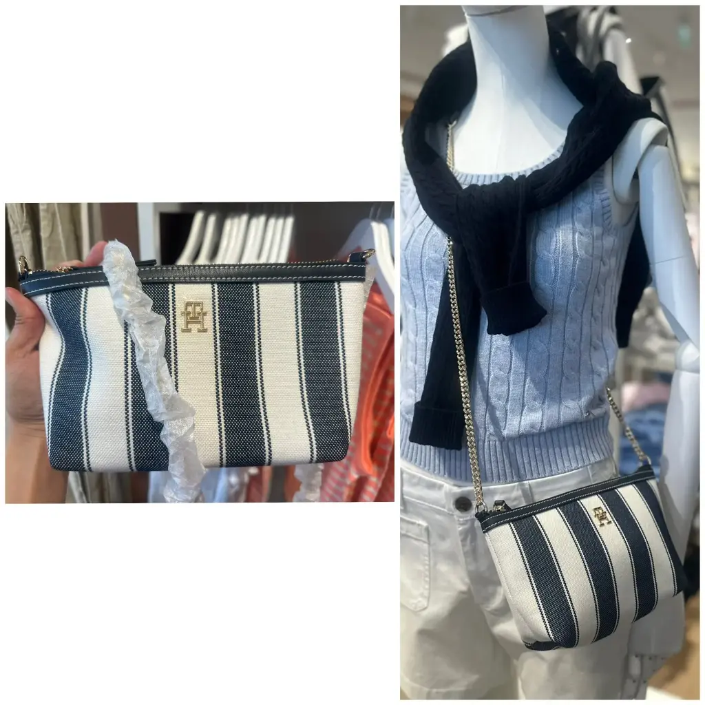 Tommy Hilfiger Navy Stripes Bag