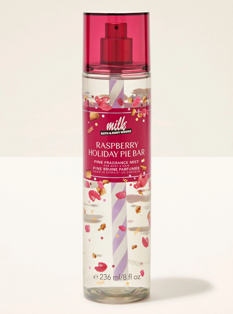 Raspberry Holiday Pie Bar