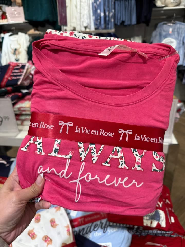 La Vie En Rose Pajama (Always Forever, XS)