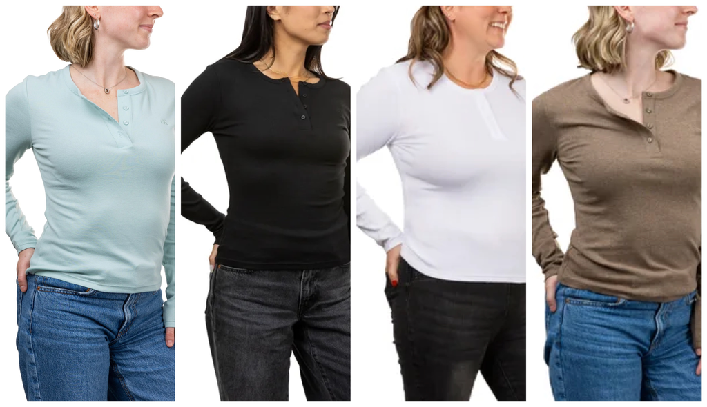 Calvin Klein Women Henley Long Sleeves