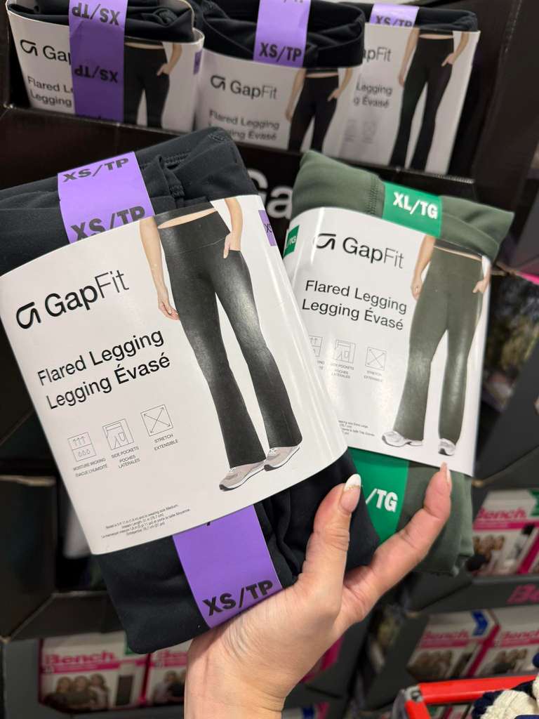 GapFit Flared Legging (Black, XS)