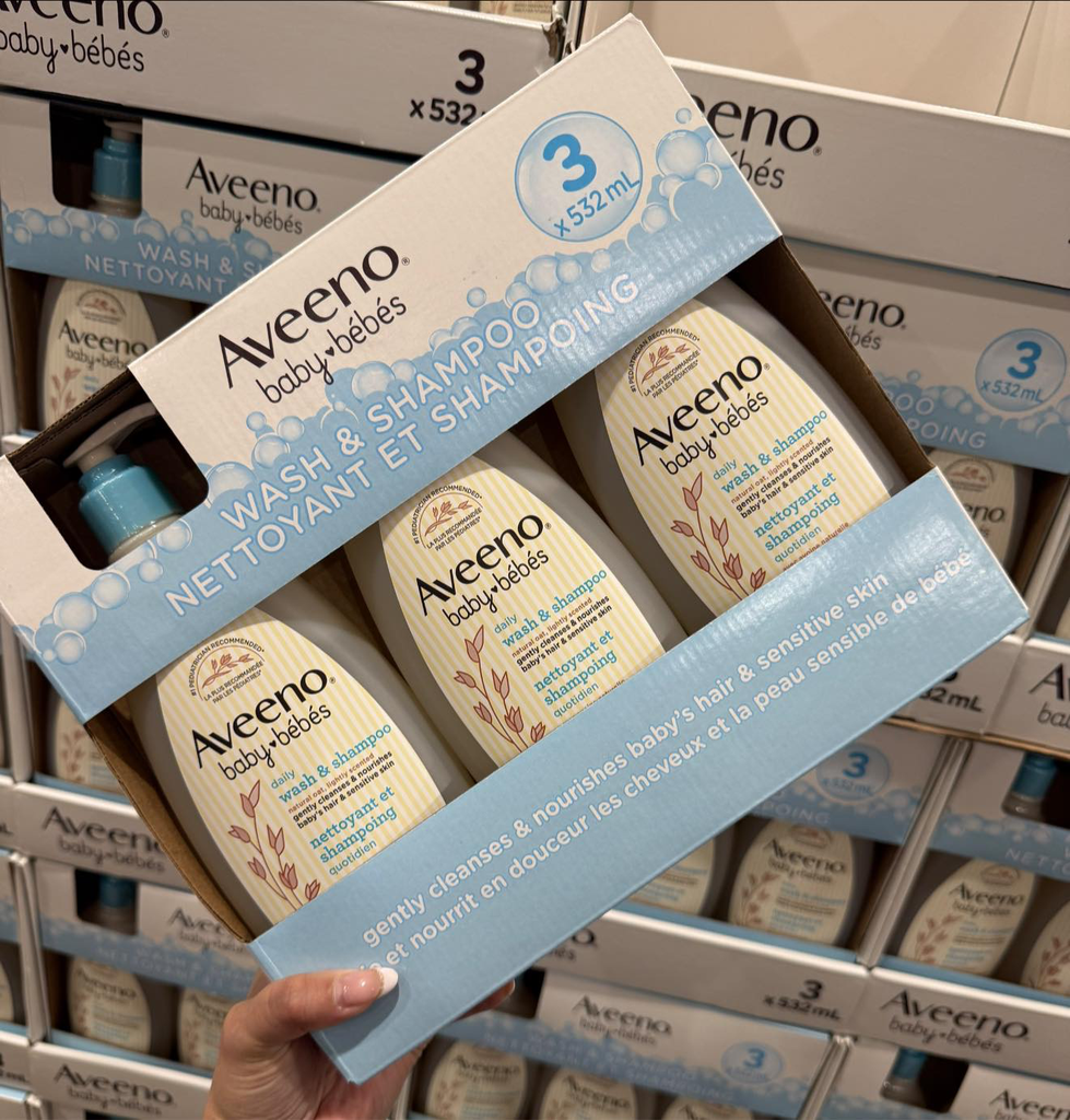 Aveeno Baby Wash & Shampoo (3X352mL) (ETA: August 2026)