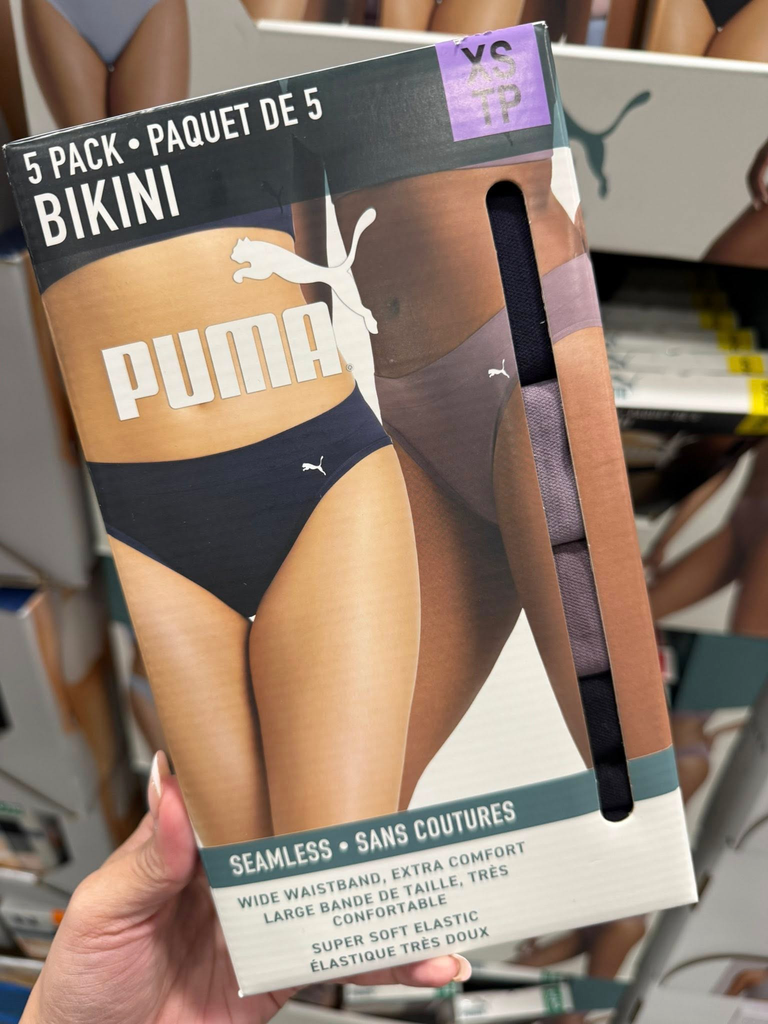 Puma Bikini, 5pack (ETA: June 2026) (Black Set, XS)