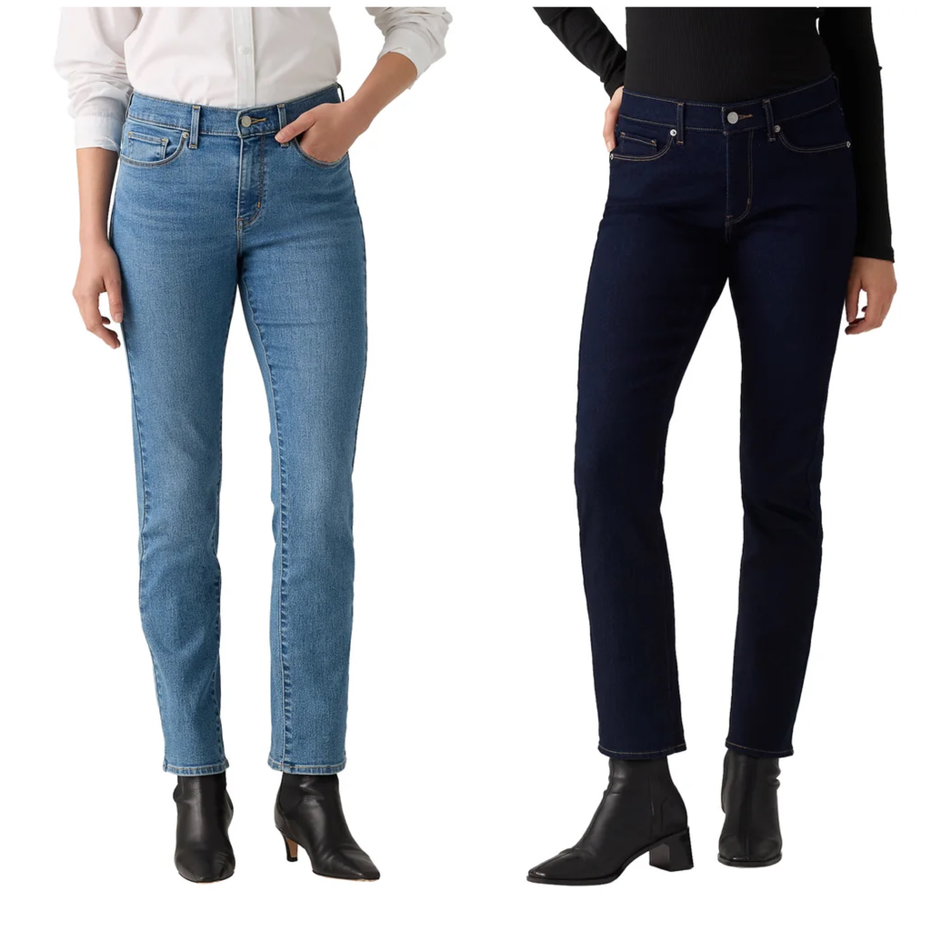 Levi's Women's Classic Straight (Dark Denim, 27)