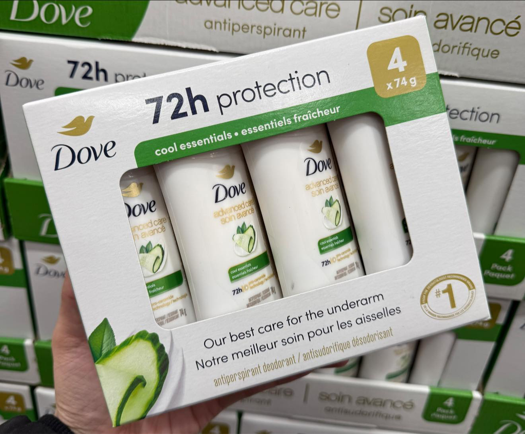 Dove Antiperspirant, 4 X 74g (ETA: August 2026)