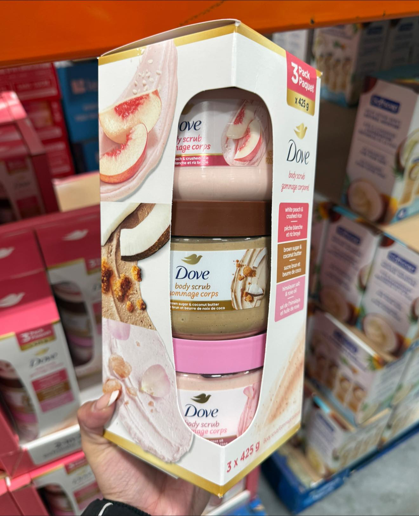 Dove Body Scrub, 3 X 425g (ETA: August 2026)