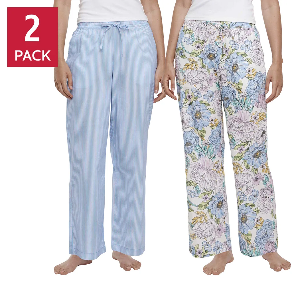 Gap Ladies PJ Pants, 2-pack (Blue, XS)