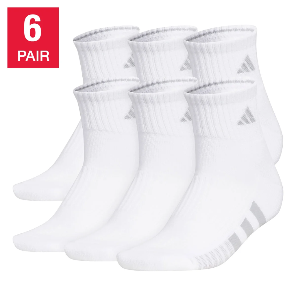 Adidas Women’s Cushioned Quarter Socks (EXTRA ITEM)