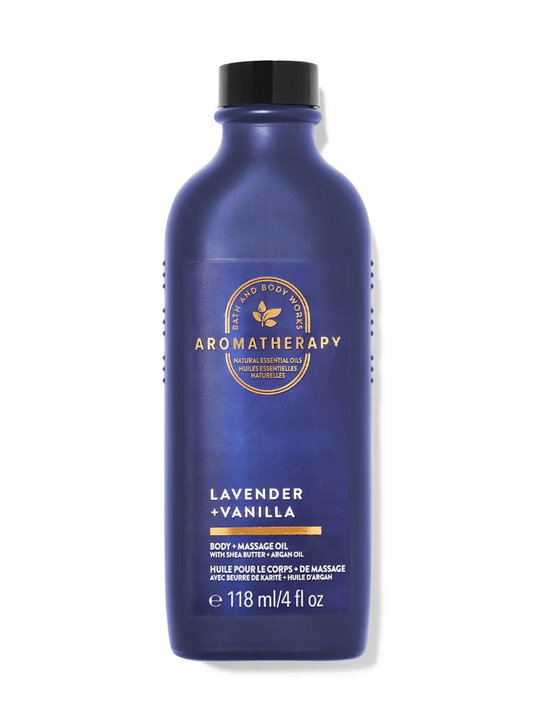 Lavender Vanilla Body Massage Oil (Glass Bottle)