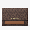 MK Jet Set Medium Signature Logo 2-in-1 Wallet