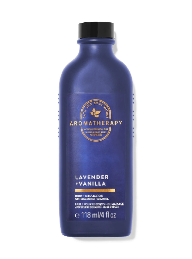Lavender Vanilla Body Massage Oil (Glass Bottle)