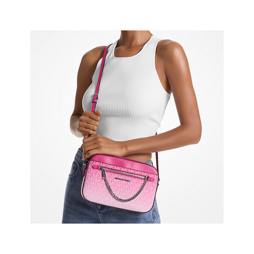 MK Jet Set Large Ombré Signature Logo Crossbody Body