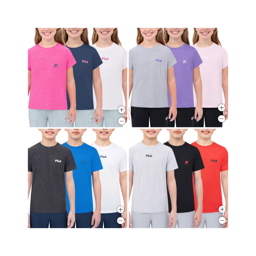 Fila 3PK Tshirt Kids